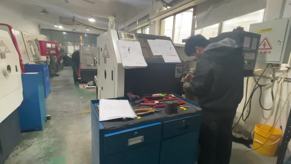 CNC lathes for aluminum turning at MouldNova manufacturing facility